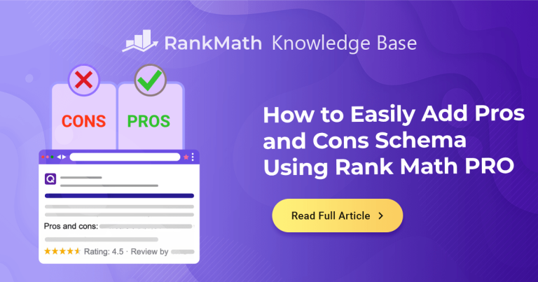Khắc phục lỗi Schema sản phẩm trên Rank Math