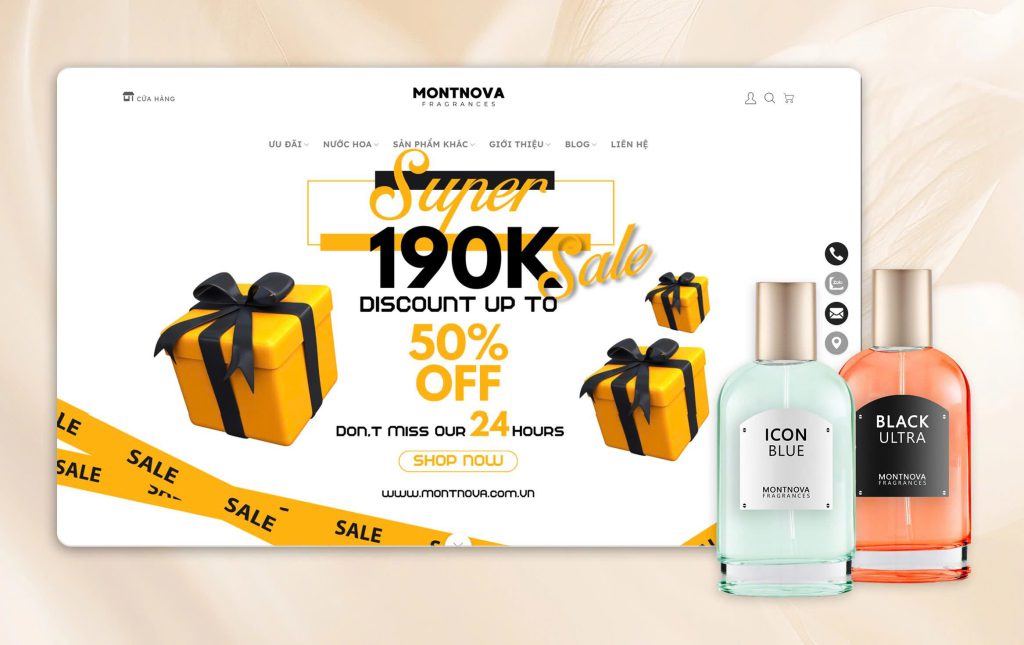 Dự án website Montnova